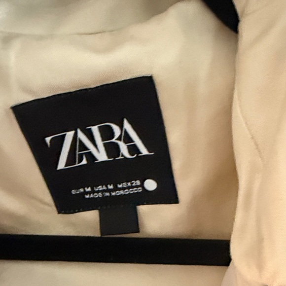 Zara Cream Bomber Jacket - Picture 2 of 4
